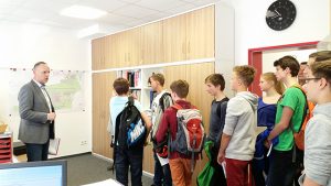 Beim Firmenrumdgang gibt es viel zu entdecken