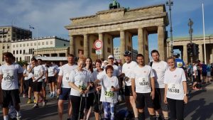 Das Team vor dem Brandenburger Tor